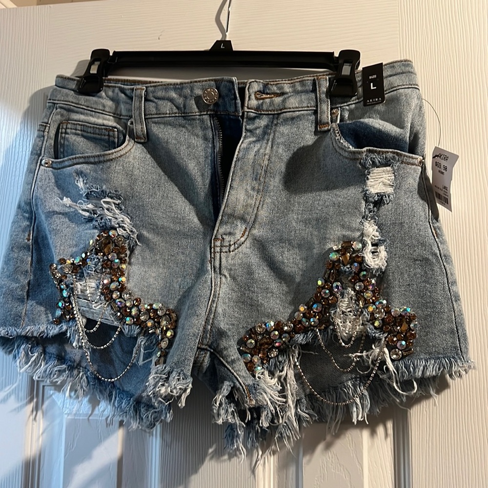 Studded shorts